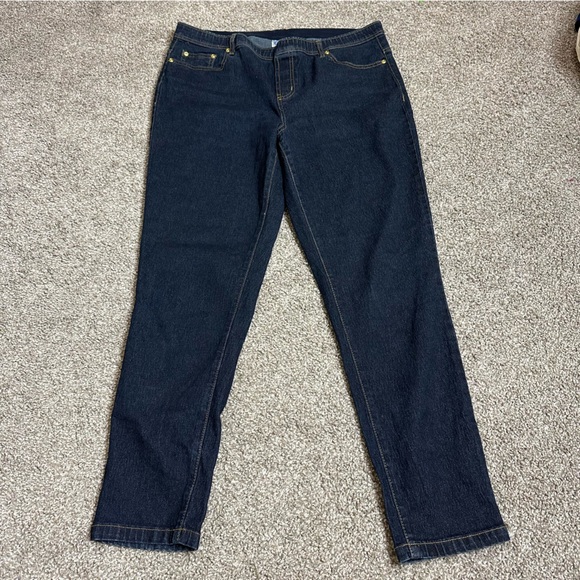 DG2 by Diane Gilman Navy Skinny Jeans 🛞 - Picture 1 of 4